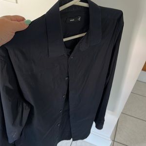 Vince. button down black men’s shirt